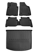 Gummimatten FußMatten Kofferraumwanne FüR VW Touran 1 1T 2003-2015