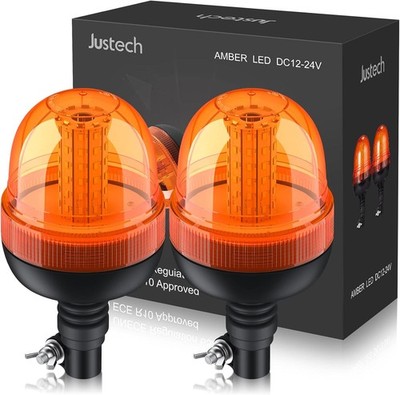 Rundumleuchte 60LED Warnleuchte Justech 2x LED Amber 12V
