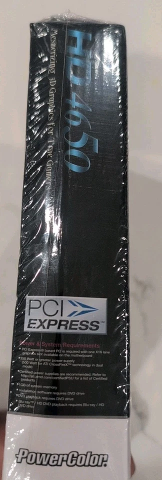 PowerColor ATI Radeon HD 4650 PCI E 1 GB GDDR3 Video Graphic Card New - Image 3 of 4