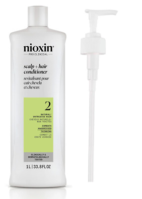 Nioxin System 2 Scalp Therapy Conditioner, 33.8 oz - Pump
