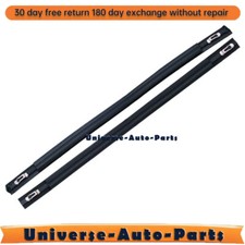 Pair New Black Roof Trim Molding Kit Fit For 2001-2005 Honda Civic Sedan 4-door