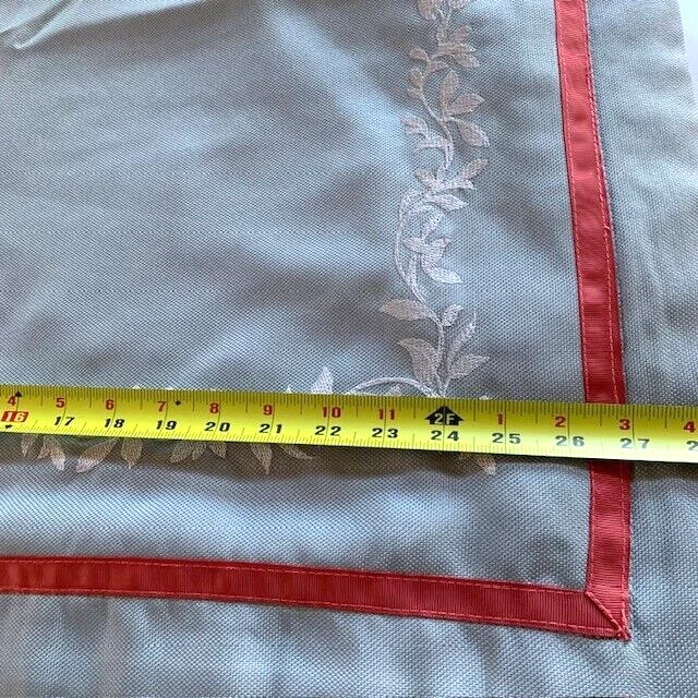 Croscill Pillow Shams 绗缝丝带 Regency Estate 豪华 26x26 罕见 复古 — 第 4/4 张图片