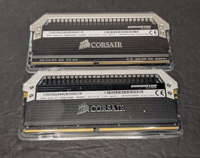 Corsair DOMINATOR PLATINUM 16GB (2 x 8GB) DDR4 DRAM 3000MHz C15 Kit *Brand New*
