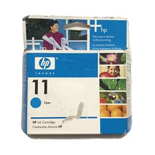 HP 11 Cyan Ink Cartridge Genuine New Sealed