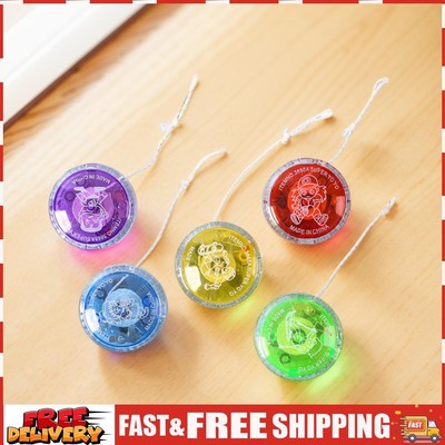 Luminous Yo-Yo Plastic Responsive Bearing Ball Flashing Yo-Yo for Kids Beginner 