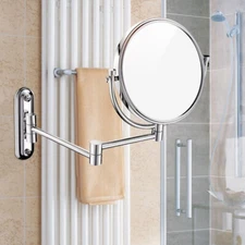 Chorme Hotel Home Bathroom Wall Mirrror Shaving Beauty Makeup 10X Magnify Mirror