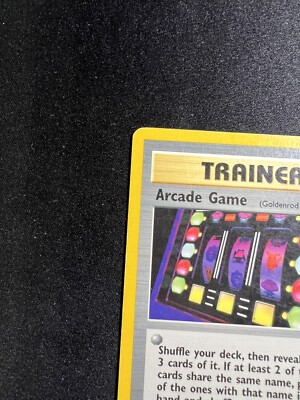 pokemon arcade game card Official Pokémon Mezastar Tags (002) - Pikachu & Friends Collection Goldenrod Game Corner Arcade Game (Goldenrod Game Corner)