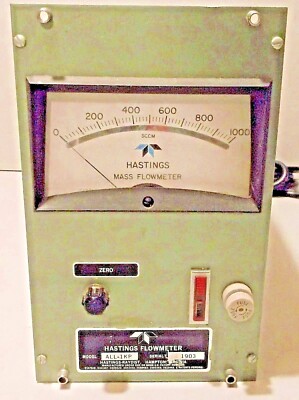 ALL-1KP Vintage Hastings  0-1000 sccm Mass Flowmeter 115 VAC