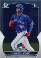 2023 1st Bowman Chrome #BCP-110 Yhoangel Aponte
