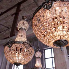 Retro Empire Style Große Kristall Moderne Kronleuchter Wohnzimmer Schlafzimmer