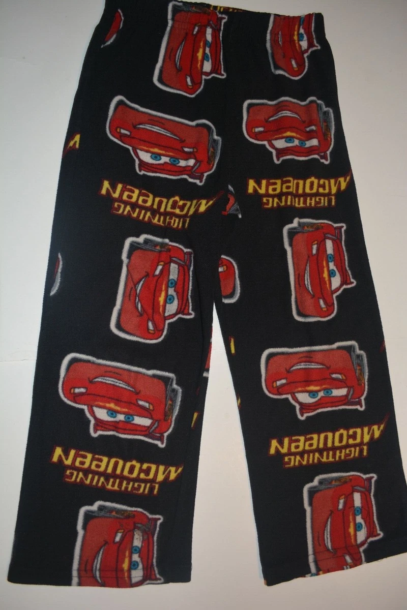 Disney Cars Lightning McQueen Flannel Pajama Pants Boys Size 6