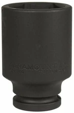 Paramount 43mm Deep Impact Socket, 3/4" Drive, 6 Points, 3-35/64" Overall Length