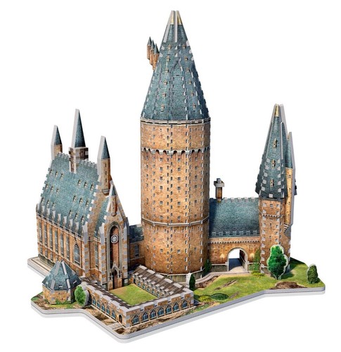 Harry Potter 3D Jigsaw Puzzle Hogwarts Great Hall 850 Pieces Wrebbit MSP $65 NEW - Picture 2 of 11