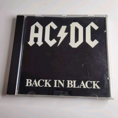 Back in Black CD Metal AC/DC 1st pressing Europe 16018-2 Tested