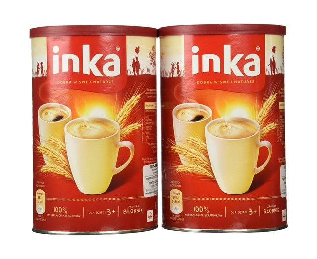 Inka Cans of Instant Grain Coffee Drink Substitutes 100 Natural