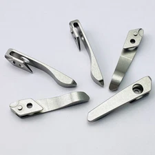 Titanium CNC Pocket Clip For STRIDER SNG/SMF Folding Knife Durable Back Clip