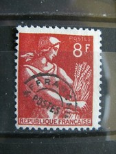 FRANCE oblitéré  préoblitéré n° 108a