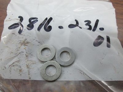 #ad NOS Husqvarna Fuel Tank Washers 1977 390cc Moto Cross 28 16 231 01 QTY3 AHRMA $13.49