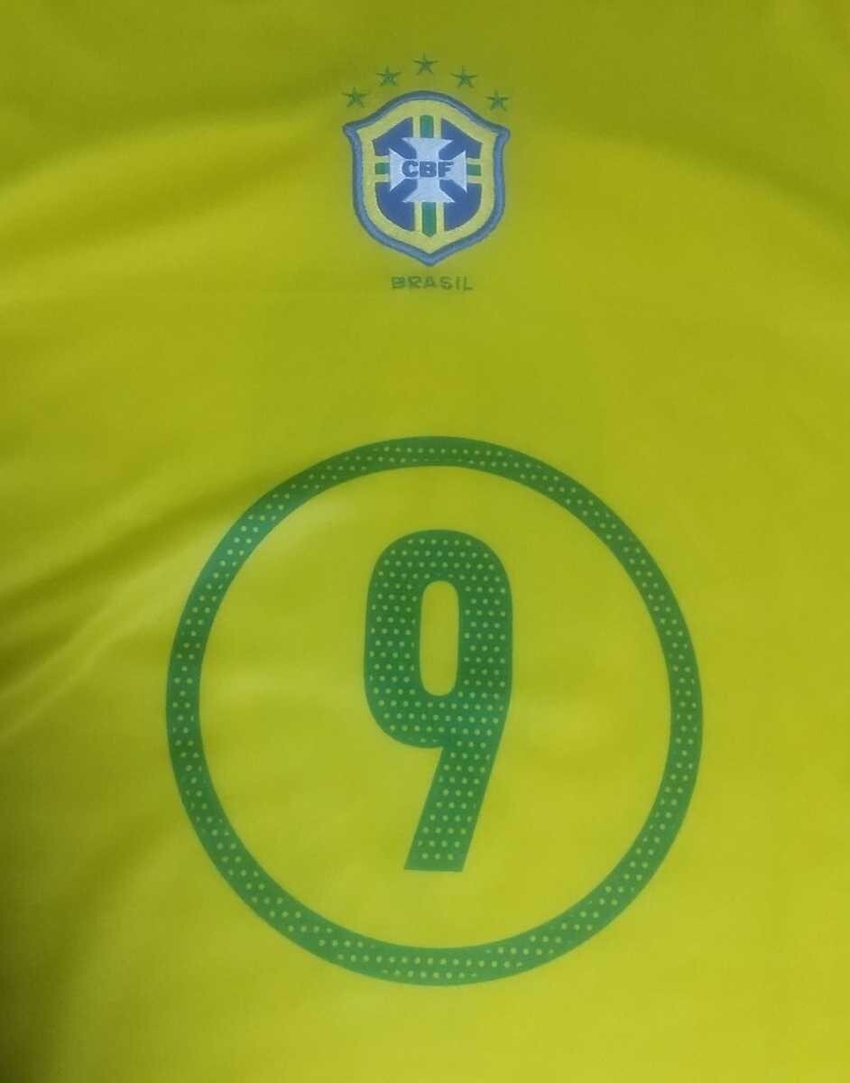Nike ブラジル代表 Ronaldo 9 XL VTG Nike R9 Ronaldo Brazil Training Jersey Size XL Yellow