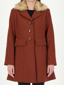 faux fur jacket multicolor