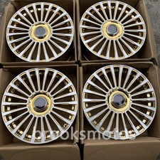 22" GOLD M STYLE STAGGERED FORGED WHEELS RIMS FIT ROLLS ROYCE GHOST PHANTOM