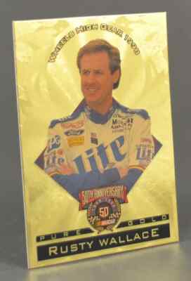 1998 Rusty Wallace/ Miller Lite/Ford Wheels High Gear Pure Gold #PG9 Beautiful!