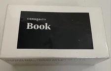 COMMODITY BOOK BATH BAR SOAP TRIPLE MILLED 8 OZ BAR SEALED DISCONTINUED