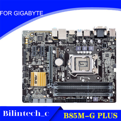 FOR ASUS B85M-G PLUS Motherboard 32G B85 LGA1150 VGA+DVI+