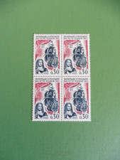 FRANCE 1965 -Y&T 1461 TRICENTENAIRE DU PEUPLEMENT ILE BOURBON BLOC DE 4 TTB