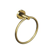 Handtuchring Handtuchhalter Rund Handtuchhaken Handtuchstange Gold GebüRstet