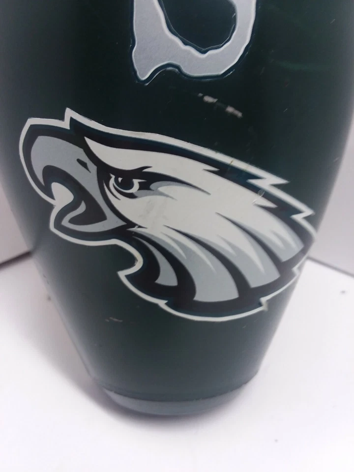 Philadelphia Eagles 1/2 bowling pin wall hanger custom made - Image 2 of 4