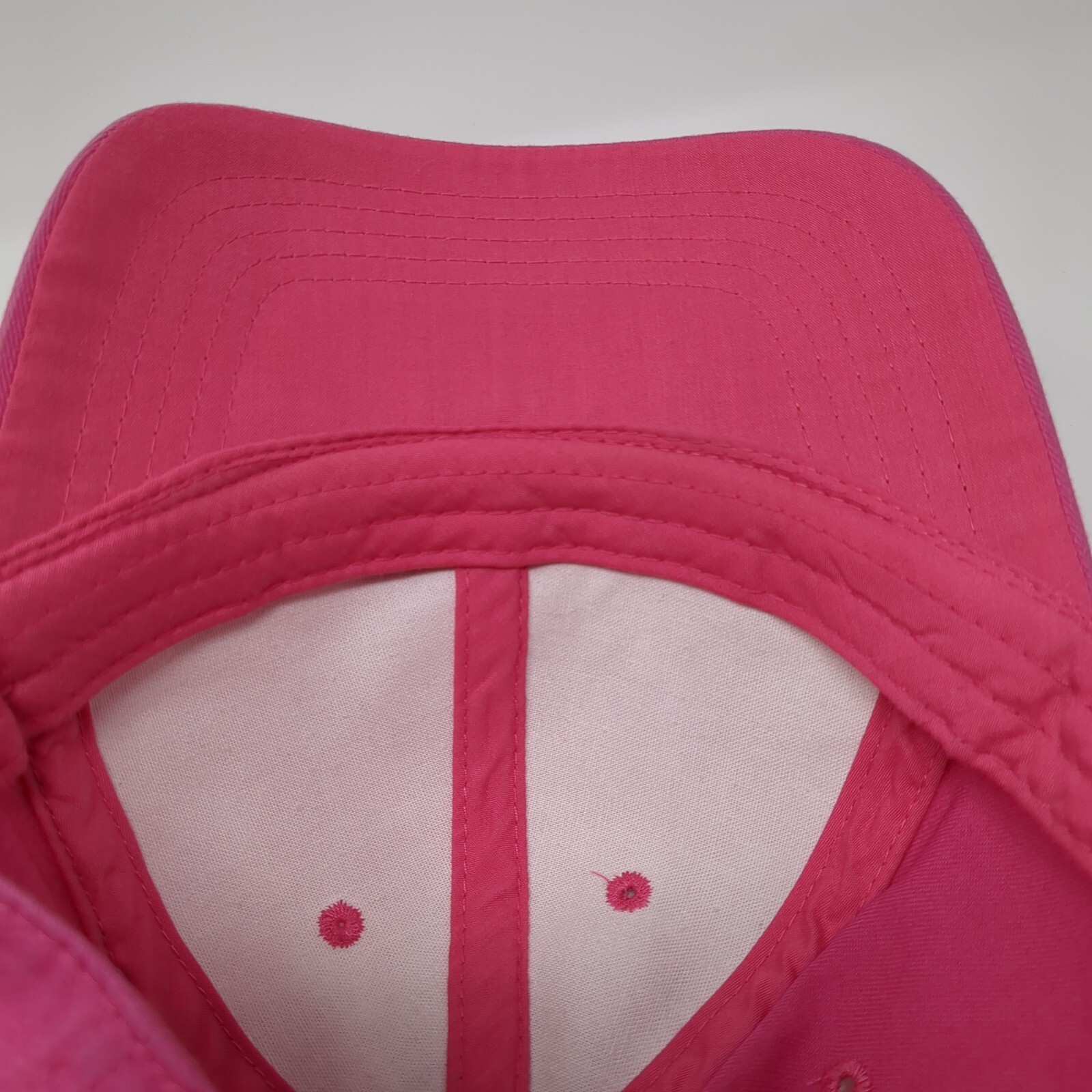 Unbranded Strapback Hat Solid Pink One Size Adjus… - image 7