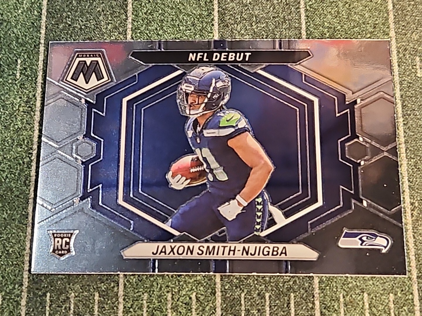 Jaxon Smith-Njigba Rookie Card Mosaic 2023 NFL DEBUT RC 💥💥 Seahawks