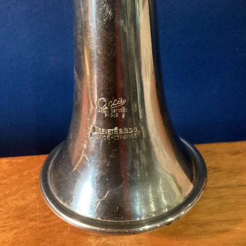 Cuerno de aire francés vintage Cicca Brevete repuestos o reparaciones 37 Cm - Imagen 2 de 15