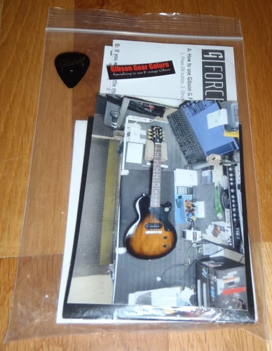 Gibson Les Paul Junior Case Candy Manual Warranty Wrench Guitar Parts JR G Force