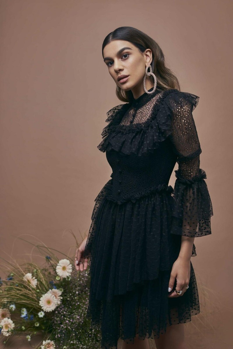 ANDMARY Sandra lace dress ホワイト ANDMARY】Sandra lace dress
