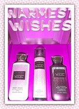 Bath & Body Works Warmest Gift Set A Thousand Wishes Mist Lotion Shower Gel