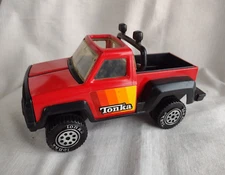 Vintage 1979 Tonka Pickup Truck Red Metal and Plastic 9”