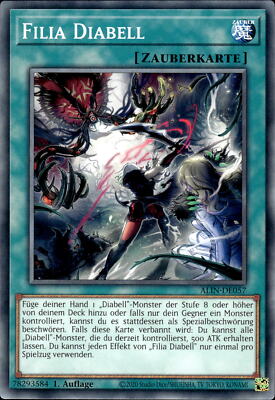 Filia Diabell ALIN-DE057 Common Alliance Insight Yugioh Karte Deutsch