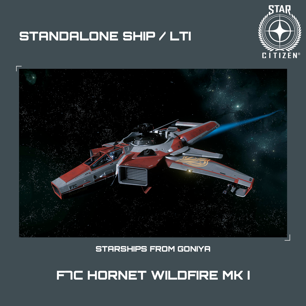 Star Citizen - Anvil F7C Hornet Wildfire Mk I Con Assicurazione A Vita (LTI) - Pacchetto Nave - 3