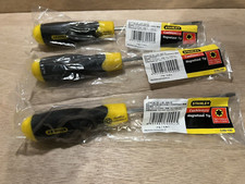 Lote de 3 empuñaduras de cojín para conductor Stanley T-20 Torx magnetizadas 065-150 ¡Se enviará en caja!