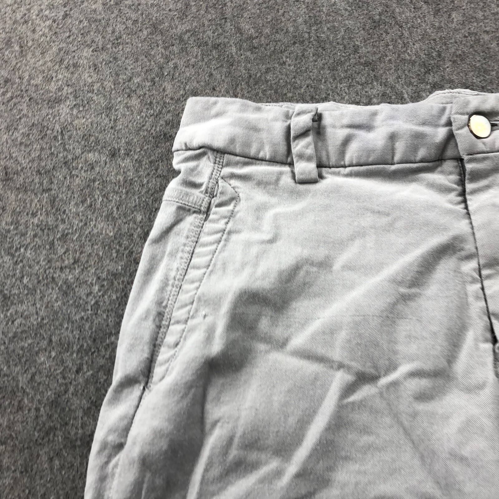 Lululemon Shorts Men 30 Gray Solid Flat Front Chi… - image 5