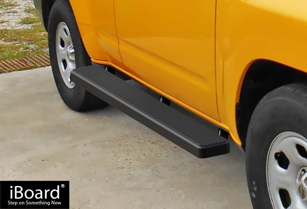 APS Stainless Steel 6” Running Boards – Fits 2005-2011 Dodge Dakota Quad Cab