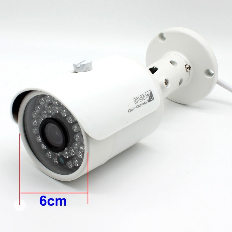Metal HD CCTV AI 4MP IP Camera Network Security 36IR Color