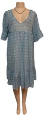 Womens prairie dress size S floral cottage festival sheer sundress gorgeous EUC