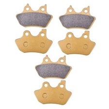 Front Rear Brake Pads for Harley 2000-2007 Softail Fat-Boy Road-King, Herit