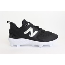 New Balance Unisex Fresh Foam X3000 V6 Molded Baseball Shoe, Black/White, Sz M15