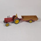 Vintage 1940s Dinky Toys 27B Massey Harris Farm Tractor Trailer