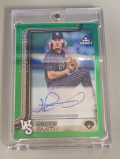 2025 Topps Pro Debut - Hagen Smith #PD-74 Green Foil Autographs 15 /99 (AU, RC)