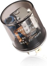 12V Flasher Relay, Heavy Duty 2-Pin Electronic Flasher LED Turn Signal Relay Bli